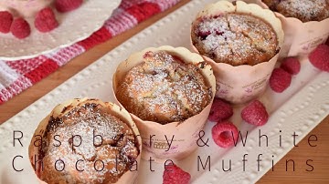 How to Make Raspberry and White Chocolate Muffins