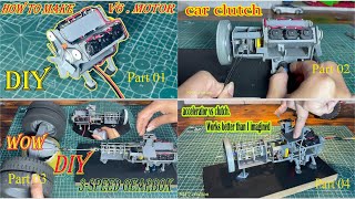 4 Good Ideas With PVC - Model Gearbox, Motor From PVC- NHT creation