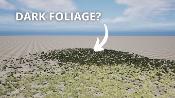 FIX Dark Megascans Foliage Problem (UE 5.4)