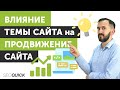 Влияние темы сайта на продвижение сайта