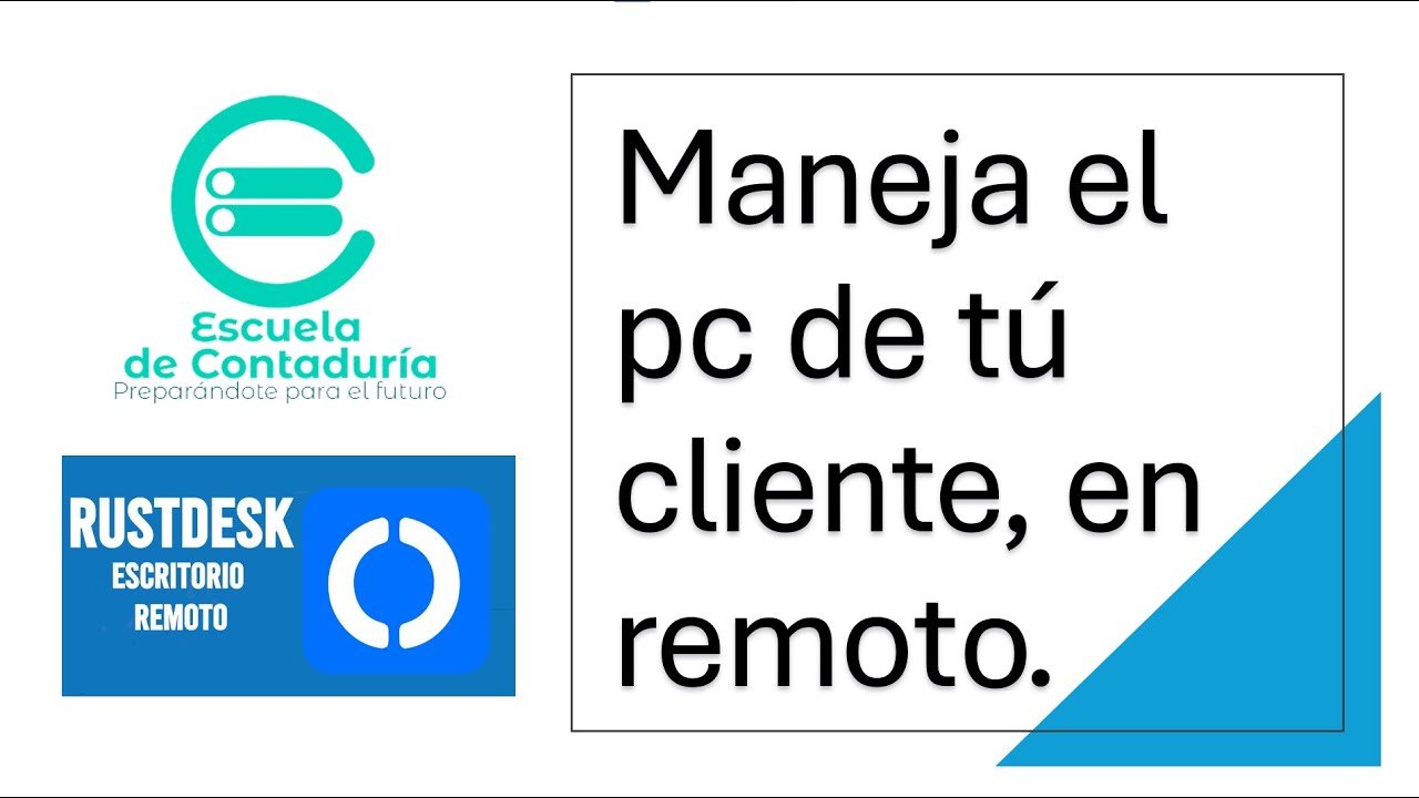 Rusdesk Manejo Remoto del pc del cliente - YouTube