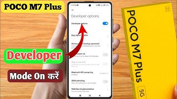 How to enable developer option in poco m7 plus, poco m7 plus developer option settings