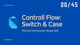 #20   Controll Flow pada Dart  - Switch & Case