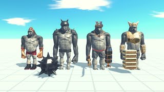 Weaponized Apes Vs 2x Every Unit ARBS | Animal Revolt Battle Simulator