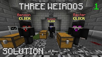Guide, three weirdos puzzle room 1 - Hypixel