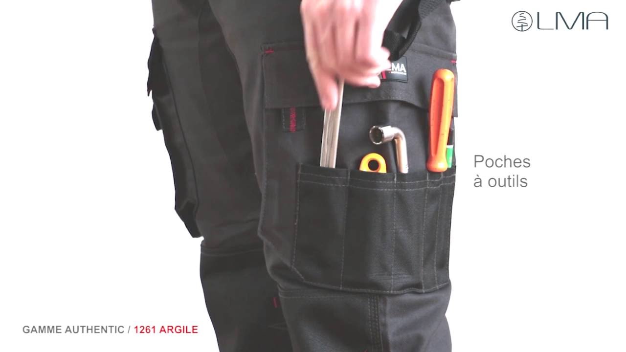 Pantalon de travail Argile de LMA SERIVET'PRO NANTES