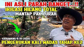 INI LOKASINYA ‼️ NORMALISASI KALI WADAS TAHAP KE2 || ASLI PARAH BANGET IRIGASI HILANG TOTAL 