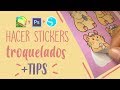 STICKERS TROQUELADOS | Silhouette Cameo 3 | Policanal | ♥