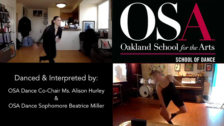 OSA Creates from Home- Dance Co-Chair Alison Hurle...