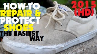 How to fix your old Skateboarding shoes, or protect your new ones the easiest way 2015 using Shoe Goo with Cole Zoerb This 