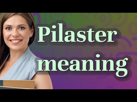 Video: Pilaster - what is it?