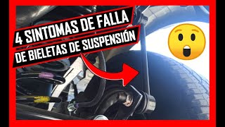 ⚠️4 Síntomas De BIELETA De SUSPENSIÓN Dañadas o GASTADAS 🛑ESTO HARÁ TU CARRO 🛑