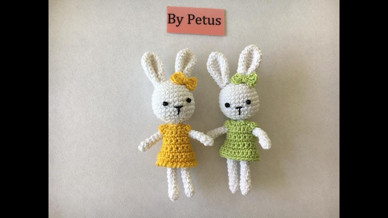 Como tejer coneja en amigurumi By Petus