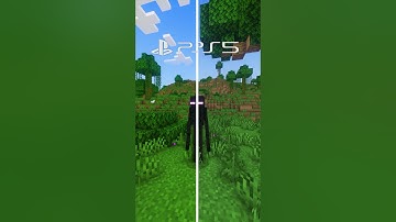 PS5 vs PS5 Pro Graphics.. #minecraft #shorts