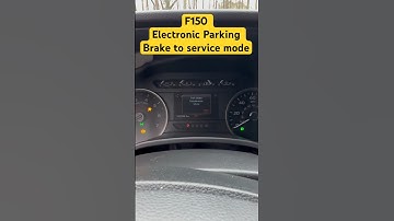 How to put Ford F150 with electronic parking brake to Service Mode #ford #f150 #cars #viral