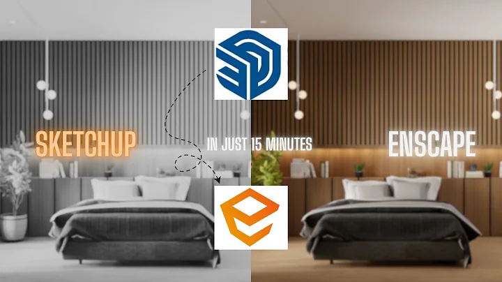 Stunning Render in sketchup and Enscape in just 15 minutes | Step-by-Step Tutorial #1 video