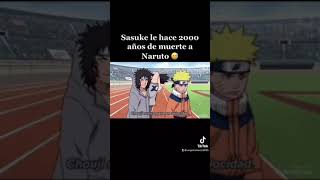 Sasuke le hace 2000 años de muerte a Naruto 😂😂😂