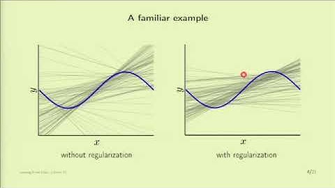 Lecture 12 - Regularization