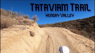 Tataviam Trail in Hungry Valley OHV  Solo Dirt Bike Day