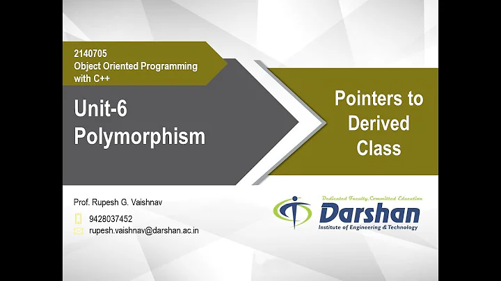 6.02 Pointer to Derived Class