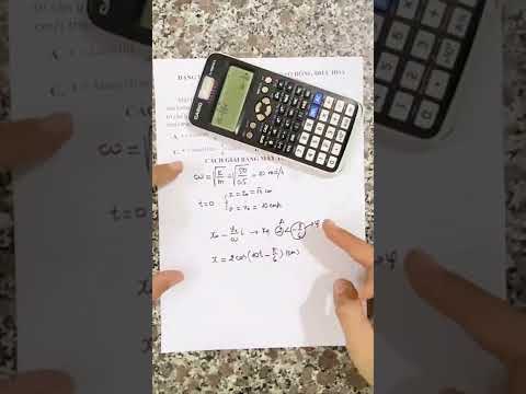 Video Cách Sử Dụng Máy Tính CASIO Để Viết Phương Trình Dao... - youtube