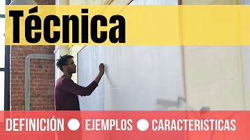 ¿Cuáles son ejemplos de técnicas?