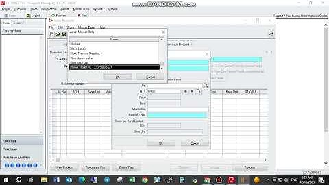 Material Control -- Issue Requesting