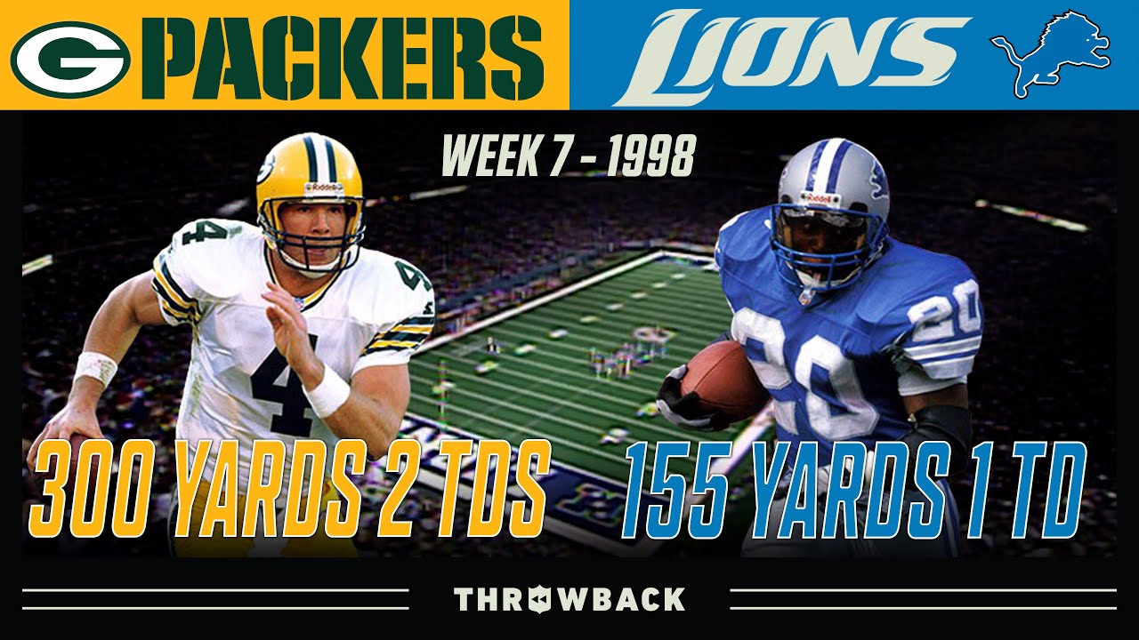 Favre & Barry In Primetime! (Packers vs. Lions 1998, Week 7)