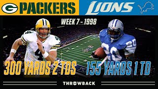Favre & Barry In Primetime! (Packers vs. Lions 1998, Week 7)