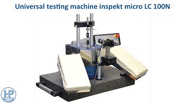 Dynamic testing with universal testing machine inspekt micro LC 100N
