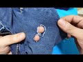 Recycle the hole on your jeans in an amazing way / darn jeans