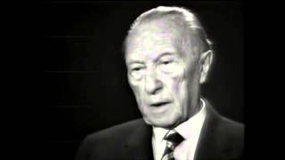 Konrad Adenauer entrevista de Günter Gaus - 29/12/1965