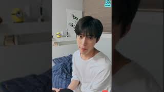 Doyoung listen & sing a lil bit Make Your Day NCT 127 & tell behind the recording. VLIVE 20200611