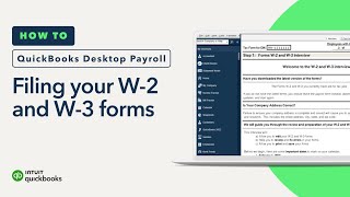 How to file your W-2 and W-3 forms in QuickBooks Desktop Payroll Enhanced 