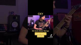 CKY - 96 Quite Bitter Beings Guitar Lesson (Part 3) 🤘🏻 #guitarist #metal #lesson #shorts #guitar