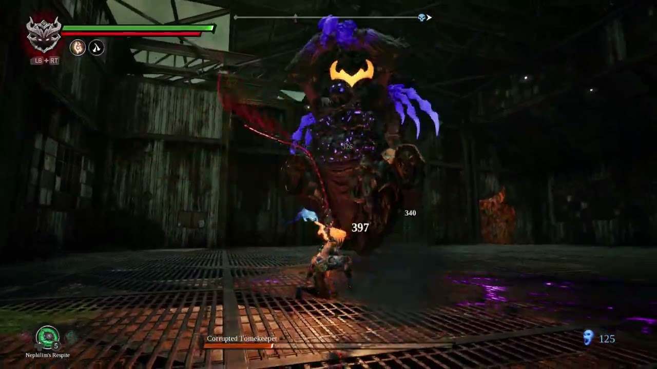 Darksiders III | Mini Boss - Corrupted Tomekeeper | Reckoning - Difficulty | No Hit | PC