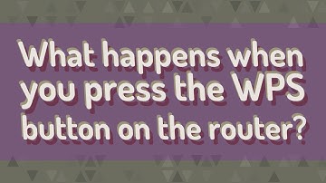 What happens when you press the WPS button on the router?