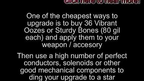 Final Fantasy XIII Upgrading Tutorial (guide)