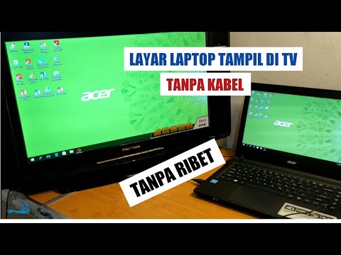 CARA MEMINDAHKAN LAYAR LAPTOP KE TV MENGGUNAKAN DONGLE HDMI ANYCAST TANPA KABEL