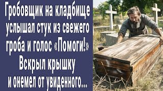 Гробовщик На Кладбище Услышал Стук Из Гроба. Вскрыл Крышку И Онемел От Увиденного...