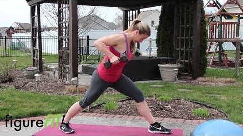 Forward Lunge with Row