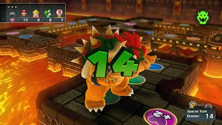 Mario Party 10  Mario vs Peach vs Yoshi vs Toad vs Bowser  Chaos Castle