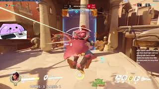 BIG BRAIN BRIGITTE MAIN - VIOLET! GAMEPLAY OVERWATCH SEASON 24 TOP 500