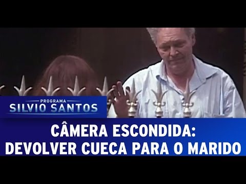 Câmera Escondida (28/08/2016): Devolver cueca para o marido