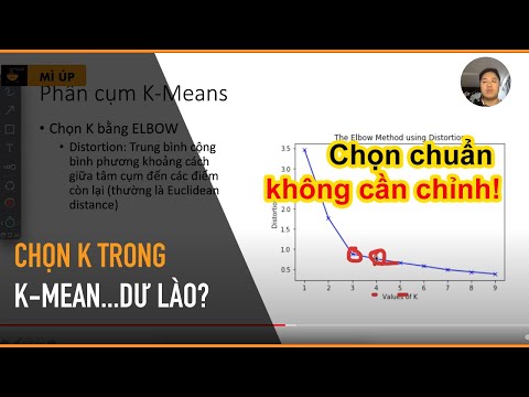Video [Mì Úp] Phân cụm với K-Means (chọn K bằng Elbow,... - youtube