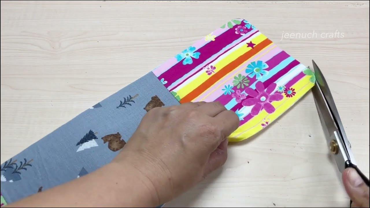 Diy tissue box cover How to make tissue box cover Sewing tutorial YouTube
