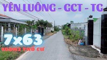MS121 ( ĐÃ BÁN ) Bán nền đất mặt tiền nhựa Phú Quới xã Yên Luông huyện Gò Công Tây TG