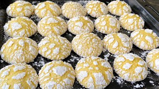 En İyi̇ Li̇monlu Çatlak Kurabi̇ye - Tüm Li̇monlu Kurabi̇ye Tari̇fleri̇ni̇ Unutun - Limonlu Çatlak Kurabiye