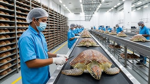 Inside the Exotic Turtle Shell Factory: Watch Million-Dollar Products Being Made (Full Process)