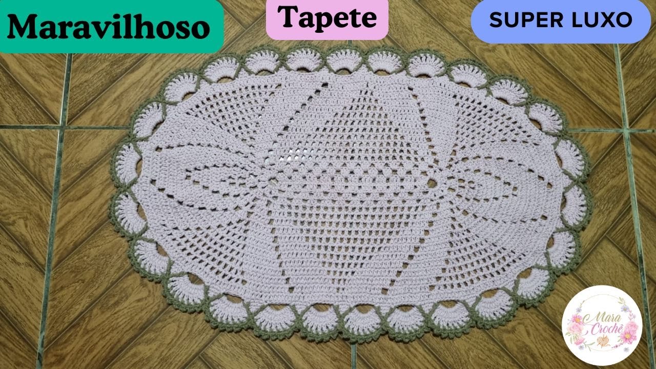 PASSO A PASSO DESSE MARAVILHOSO TAPETE  SUPER LUXO ..🌹🌹🌹🌹🌹